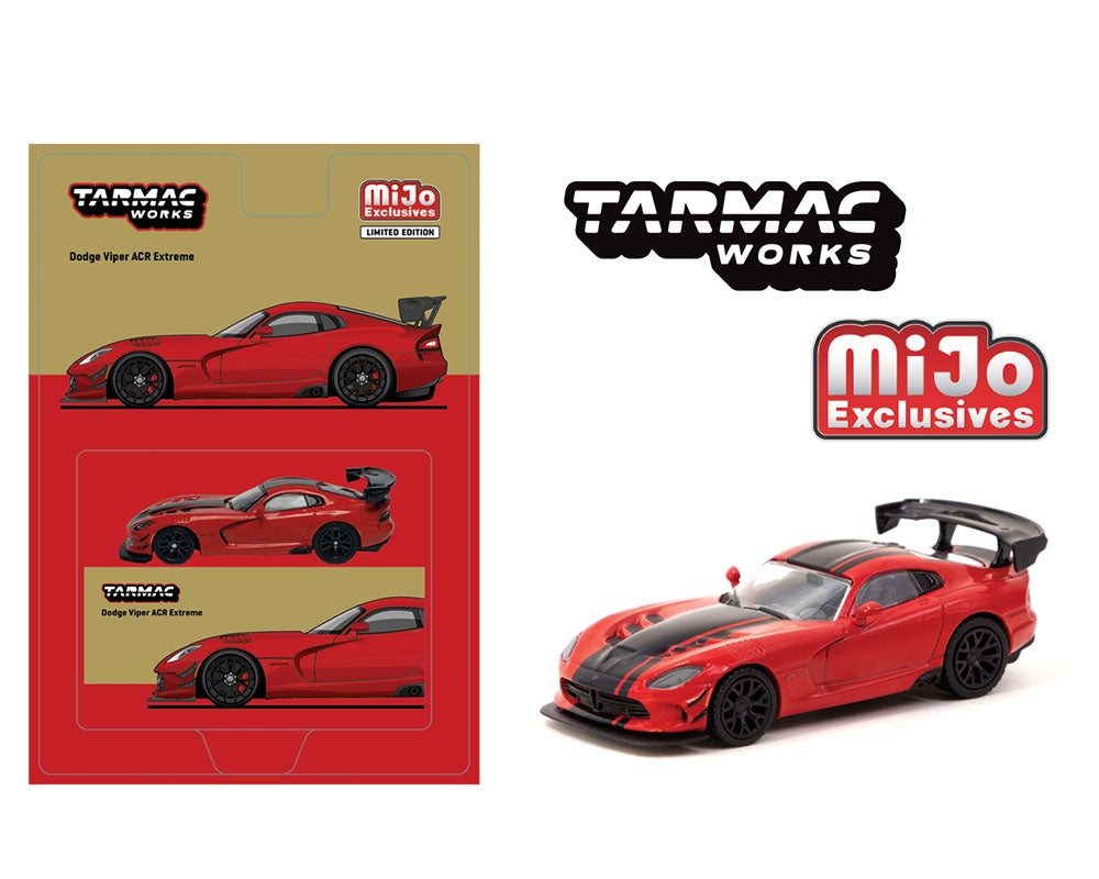 Tarmac Works 1:64 Dodge Viper ACR Extreme – Red – Global64 – MiJo Exclusive