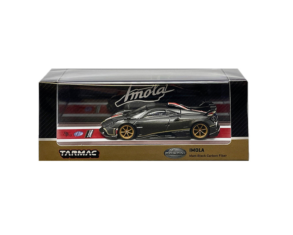 Tarmac Works 1:64 Pagani Imola Limited Edition – Matt Black Carbon Fiber