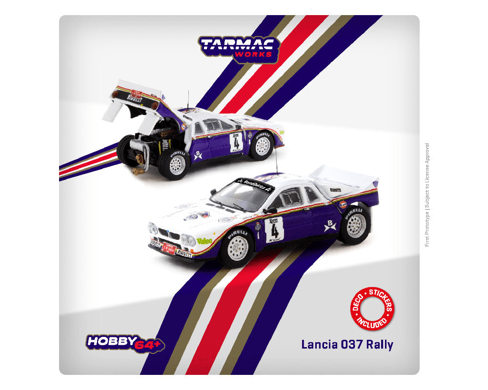 Tarmac Works 1:64 Lancia 037 Rally Rally Costa Brava 1985 S. Servià / J. Sabater #4