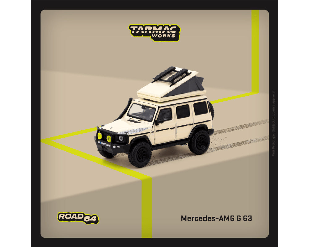 Tarmac Works 1:64 Mercedes-AMG G 63 Camping - Beige – Road64