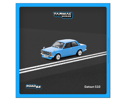 Tarmac Works 1:64 Datsun 510 – Light Blue – Hobby64