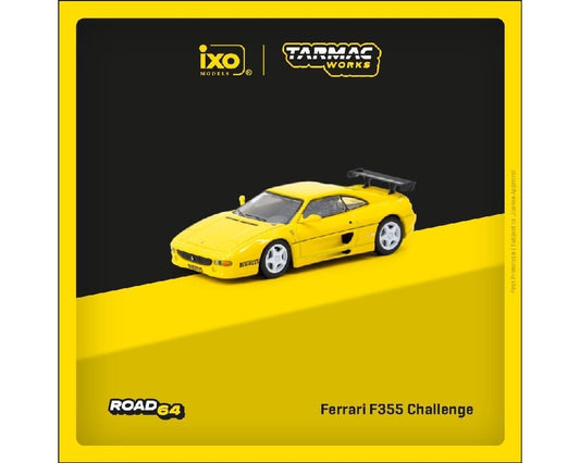 Tarmac Works 1:64 Ferrari F355 Challenge – Yellow – Road64 – IXO Models