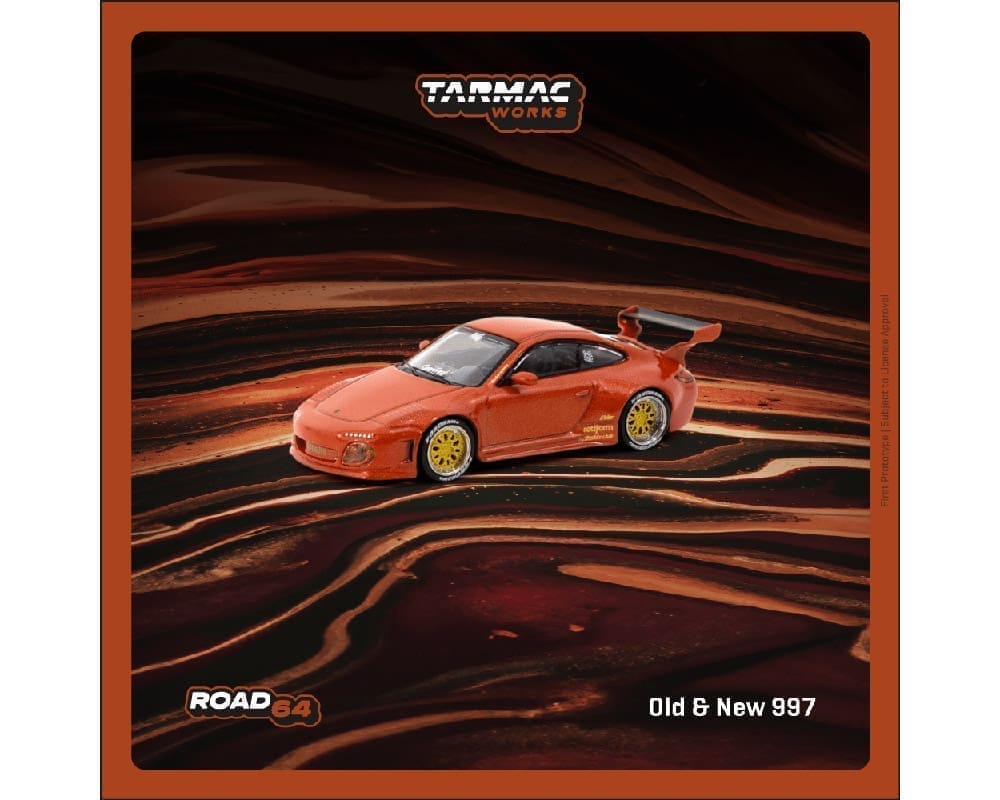 Tarmac Works 1:64 Old & New 997 – Red Metallic – Road64