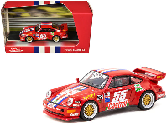 Tarmac Works X Schuco 1:64 Porsche 911 RSR 3.8 - Red