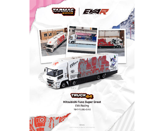 Tarmac Works 1:64 Mitsubishi Fuso Super Great EVA Racing 2