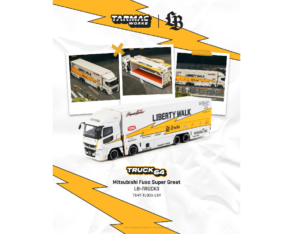 Tarmac Works 1:64 Mitsubishi Fuso Super Great LB-Truck – Truck64