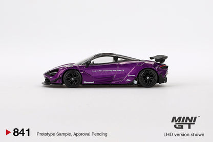 **LIMIT 1** MiniGT 1:64 McLaren 720S LB-Works – Purple #841