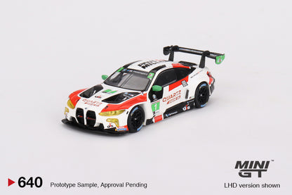 MiniGT 1:64 BMW M4 GT3 #1 Paul Miller Racing IMSA 2023 Sebring 12 Hrs. GTD Winner – MiJo Exclusive #640