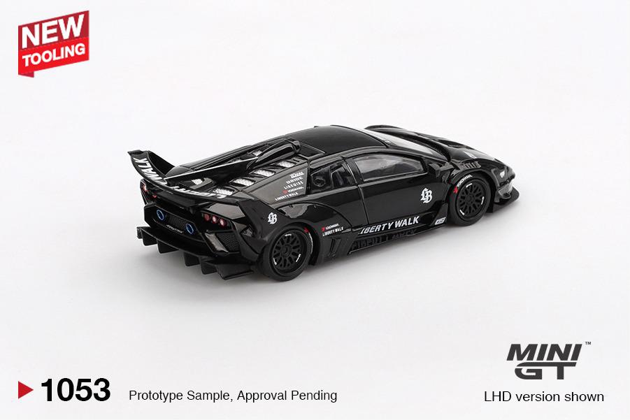 **LIMIT 2** MiniGT 1:64 Lamborghini LB-Silhouette Works Murcielago GT Evo Black #1053