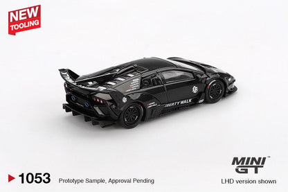 **LIMIT 2** MiniGT 1:64 Lamborghini LB-Silhouette Works Murcielago GT Evo Black #1053