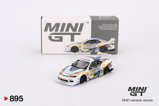 MiniGT 1:64 Nissan LB-Super Silhouette S15 SILVIA #555 2023 Formula Drift Japan #895
