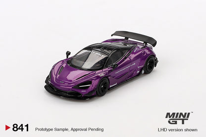 **LIMIT 1** MiniGT 1:64 McLaren 720S LB-Works – Purple #841