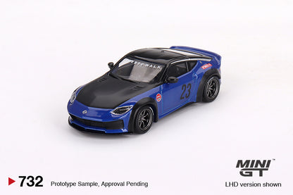 MiniGT 1:64 Nissan Z LB-NATION WORKS – Serian Blue - MiJo Exclusive #732