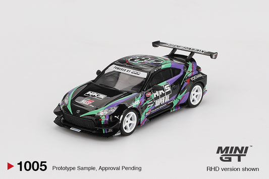 MiniGT 1:64 Toyota GR86 HKS TYPE R 2022 Tokyo Auto Salon – Black #1005