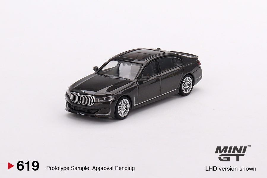 MiniGT 1:64 BMW Alpina B7 xDrive – Dravit Grey Metallic – MiJo Exclusive #619