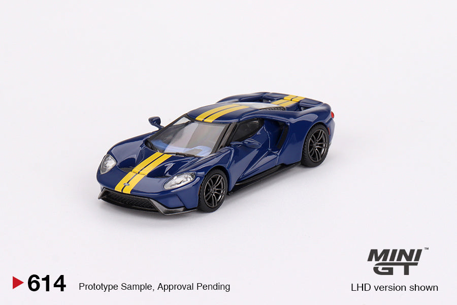 MiniGT 1:64 Ford GT Sunoco Blue – MiJo Exclusive #614