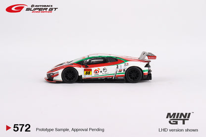 MiniGT 1:64 Lamborghini Huracán GT3 EVO #88 “Weibo Primez Lamborghini GT3” JLOC 2022 Super GT Series - Japan Exclusive #572