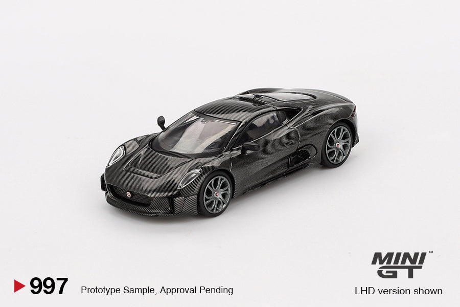 MiniGT 1:64 Jaguar C-X75 Test Car – Black #997
