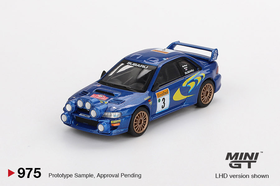 MiniGT 1:64 Subaru Impreza WRC98 1998 Rally Monte-Carlo 3rd Place #3 #975