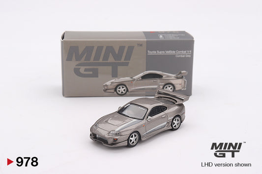 MiniGT 1:64 Toyota Supra VeilSide Combat V-II – Combat Grey #978