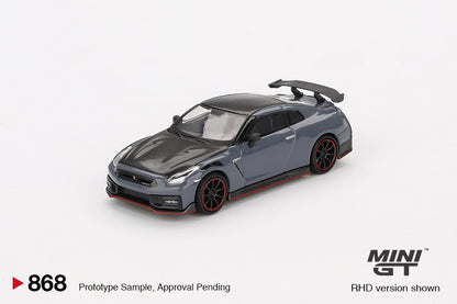 MiniGT 1:64 Nissan GT-R Nismo 2024 NISMO – Stealth Gray #868