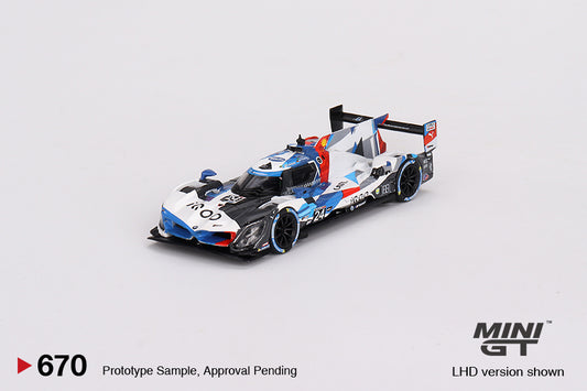 MiniGT 1:64 BMW M Hybrid V8 GTP #24 BMW M Team RLL 2023 IMSA Daytona 24 Hrs – MiJo Exclusive #670