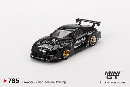 MiniGT 1:64 MAZDA RX-7 LB-Super Silhouette Liberty Walk Black #785