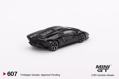 MiniGT 1:64 Lamborghini Countach LPI 800-4 Nero Maia - MiJo Exclusive #607