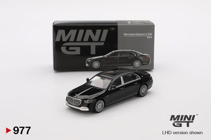 MiniGT 1:64 Mercedes-Maybach S680 – Black #977