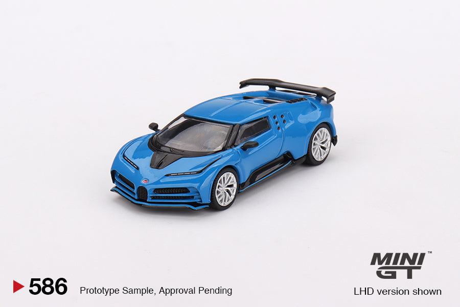 MiniGT 1:64 Bugatti Centodieci – Blu Bugatti – MiJo Exclusive #586