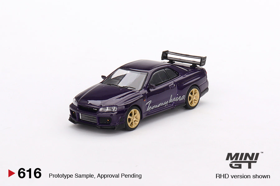 MiniGT 1:64 Nissan Skyline GT-R R34 Tommykaira R-z Midnight Purple - MiJo Exclusive #616