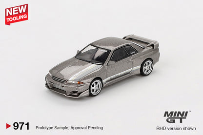 MiniGT 1:64 Nissan Skyline GT-R (R32) Veilside Combat C-I – Veilside Combat Grey #971