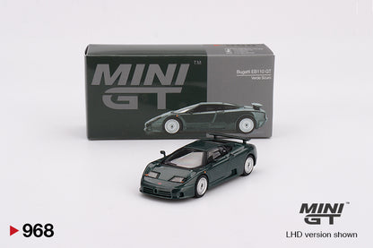 MiniGT 1:64 Bugatti EB110 GT – Verde Scuro #968