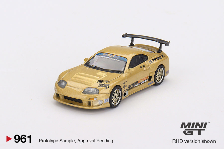 MiniGT 1:64 Toyota Supra (A80) Top Secret GT-300 – Top Secret Gold #961