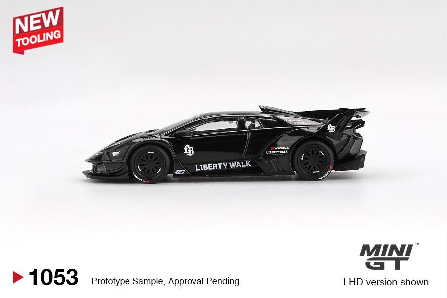 **LIMIT 2** MiniGT 1:64 Lamborghini LB-Silhouette Works Murcielago GT Evo Black #1053