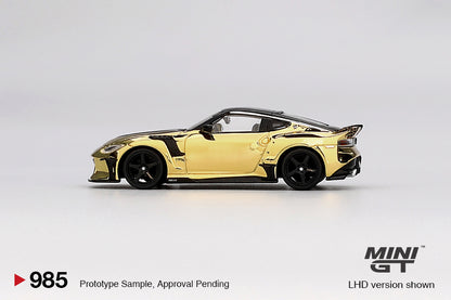 MiniGT 1:64 Nissan Z VeilSide FFZ400 – Gold Chrome #985