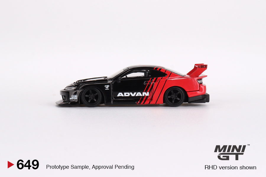 MiniGT 1:64 Nissan LB-Super Silhouette S15 SILVIA ADVAN – MiJo Exclusive #649