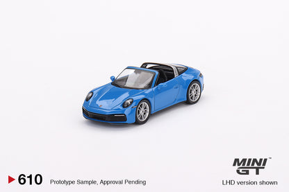 MiniGT 1:64 Porsche 911 Targa 4S Shark Blue - MiJo Exclusive #610