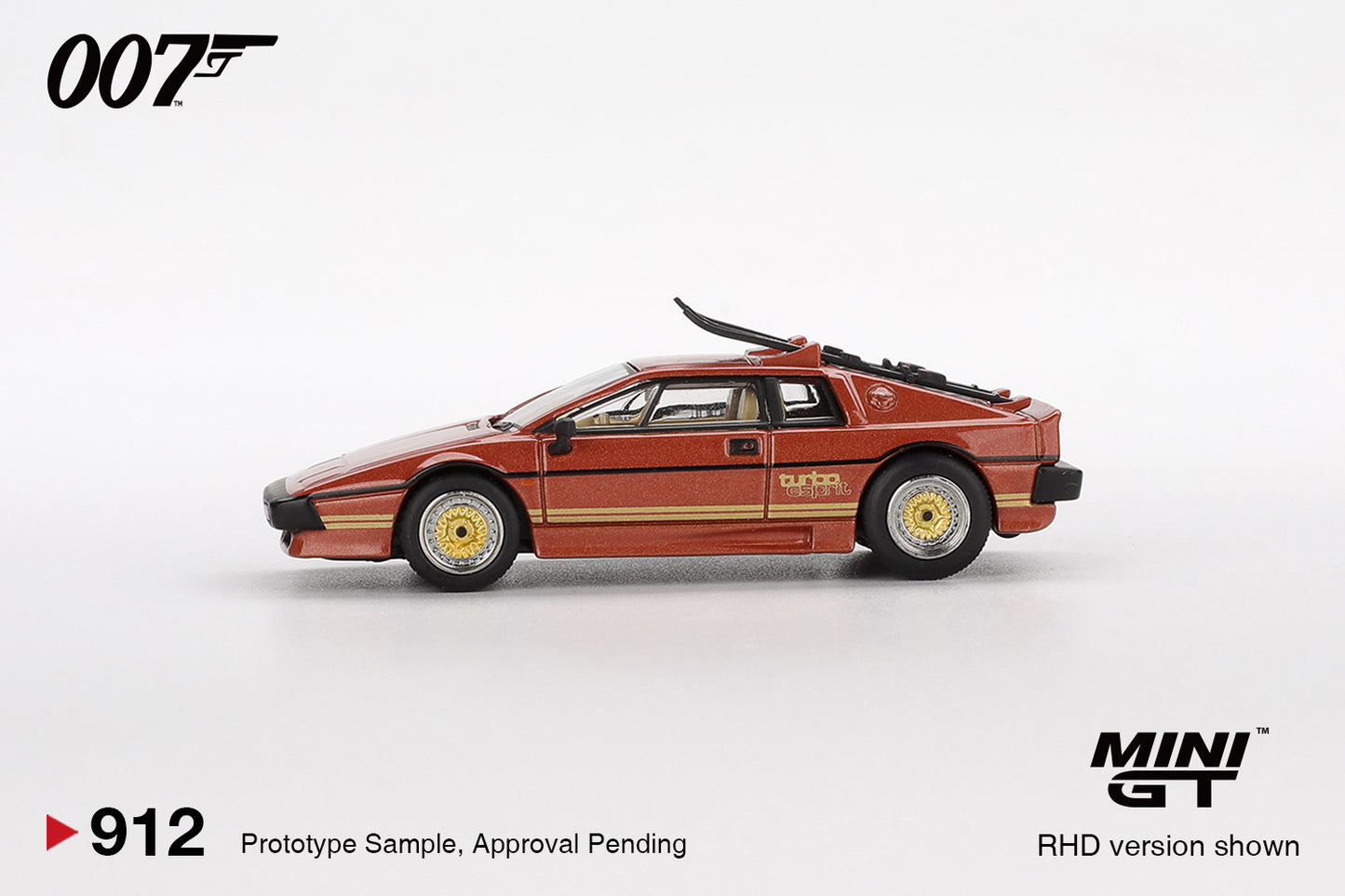 MiniGT 1:64 Lotus Esprit Turbo James Bond 007 “FOR YOUR EYES ONLY” English #912
