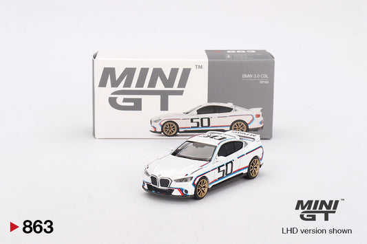 MiniGT 1:64 BMW 3.0 CSL – White #863