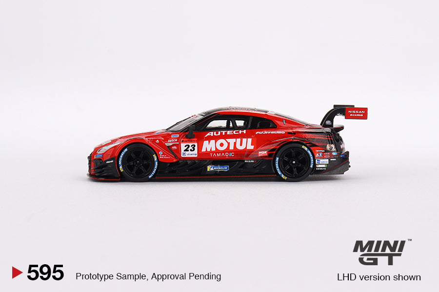 MiniGT 1:64 Super GT Nissan GT-R Nismo GT500 #23 “Motul Autech GT-R” Nismo 2021 - Japan Exclusive #595