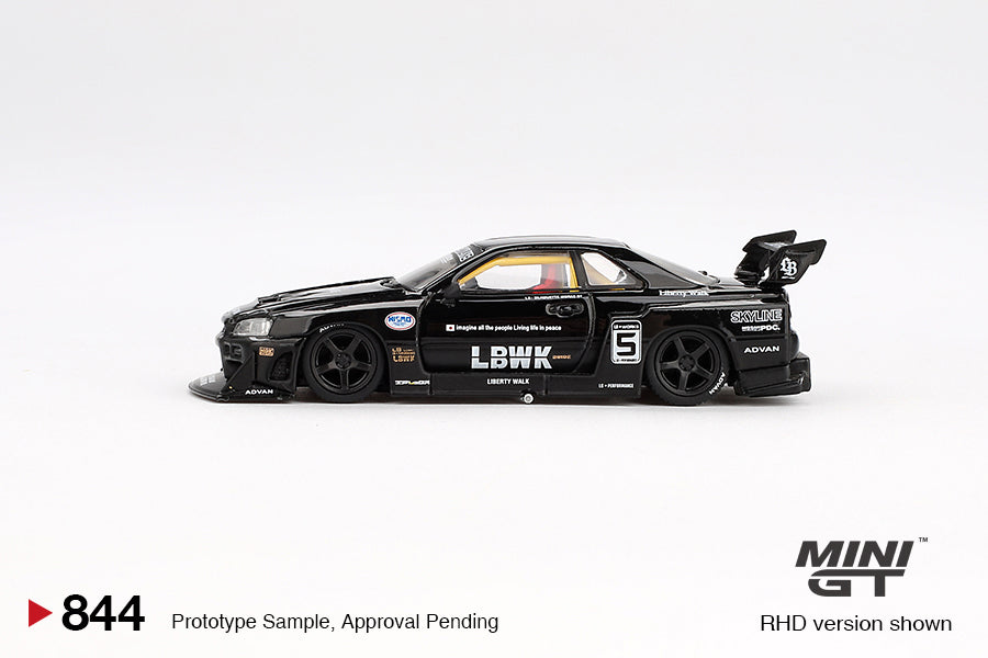 ミニカー Nissan LB-ER34 Super Silhouette Skyline Nissan Skyline LB-ER34 Super Silhouette #9 RHD 