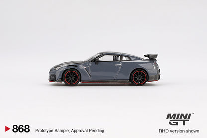 MiniGT 1:64 Nissan GT-R Nismo 2024 NISMO – Stealth Gray #868