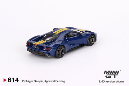 MiniGT 1:64 Ford GT Sunoco Blue – MiJo Exclusive #614