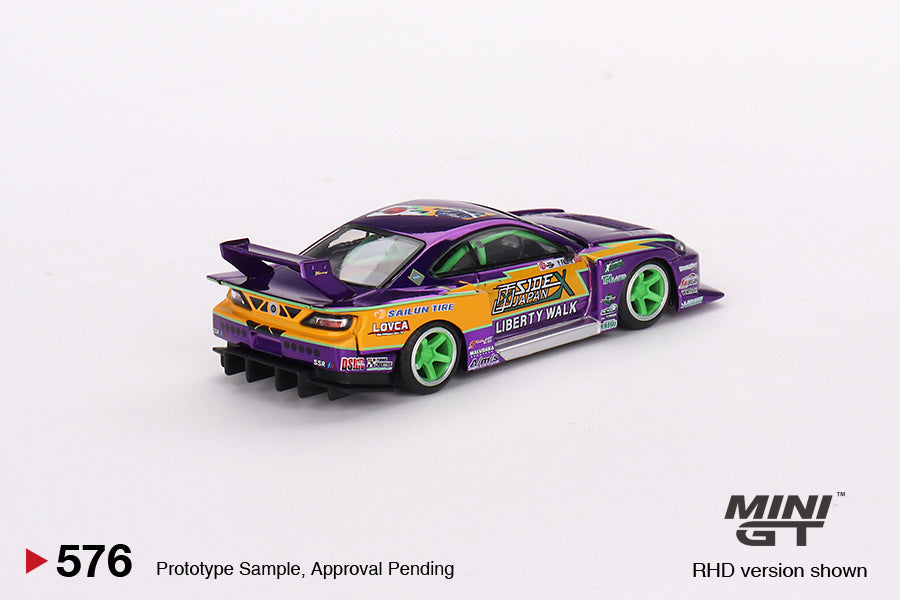 MiniGT 1:64 LB-Super Silhouette Nissan S15 SILVIA #555 2022 Formula Drift Japan - MiJo Exclusive #576