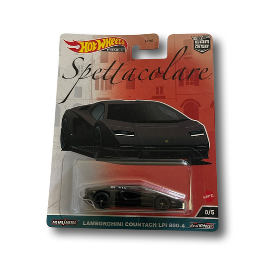 Hot Wheels 2023 Premium Car Culture Series - Spettacolare Lamborghini Countach LP800-4  *CHASE*