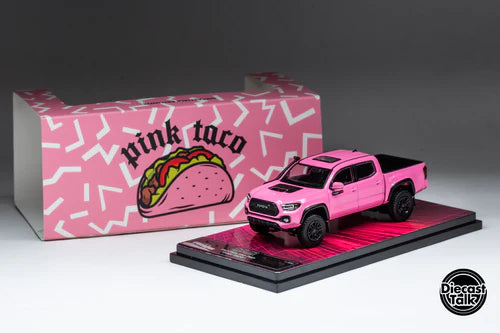 GCD 1:64 DiecastTalk Exclusive Toyota Tacoma TRD PRO Pink