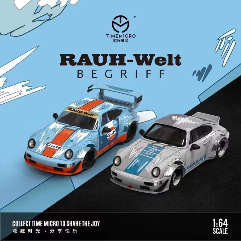 Time Micro 1:64 RWB 964 Gulf / Grey