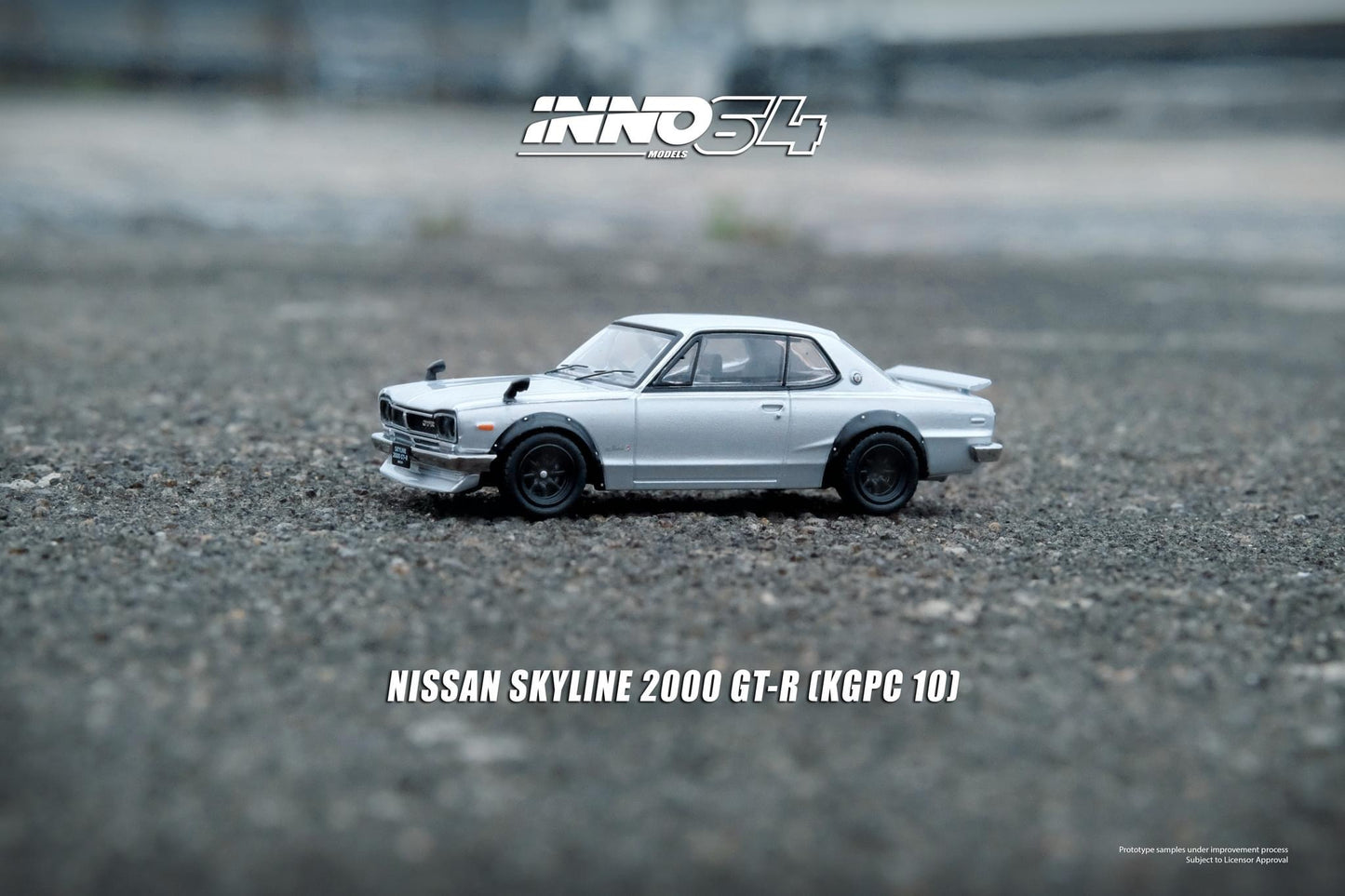 Inno64 1:64 Nissan Skyline 2000 GT-R KPGC10 - Silver