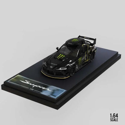 Time Micro 1:64 LBWK Toyota Supra With Roof Box - Monster